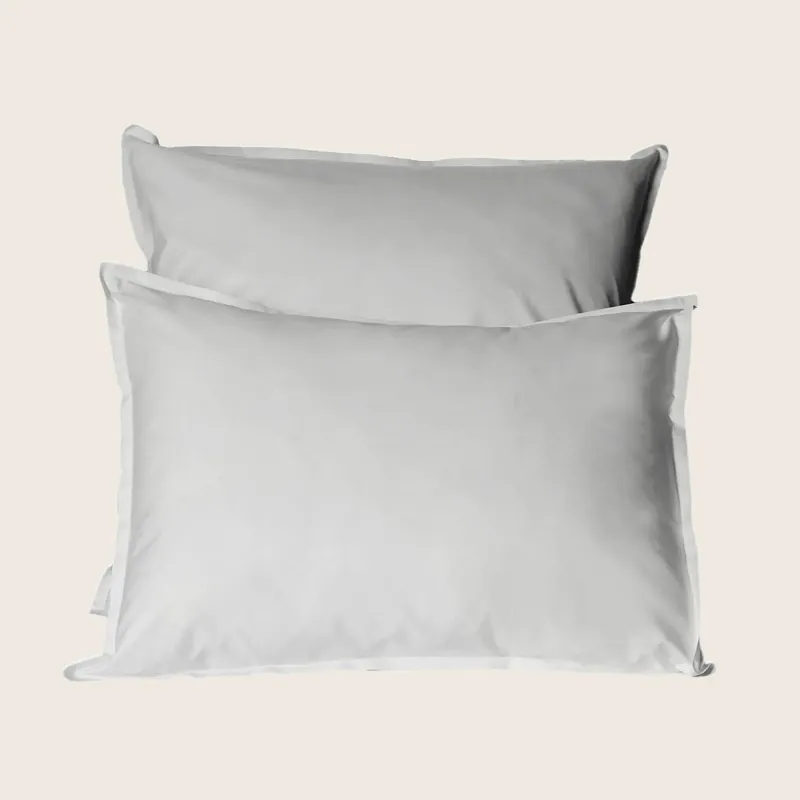 Lineare Sateen Duvet & Shams, Pearl - Signoria Firenze (Leased)