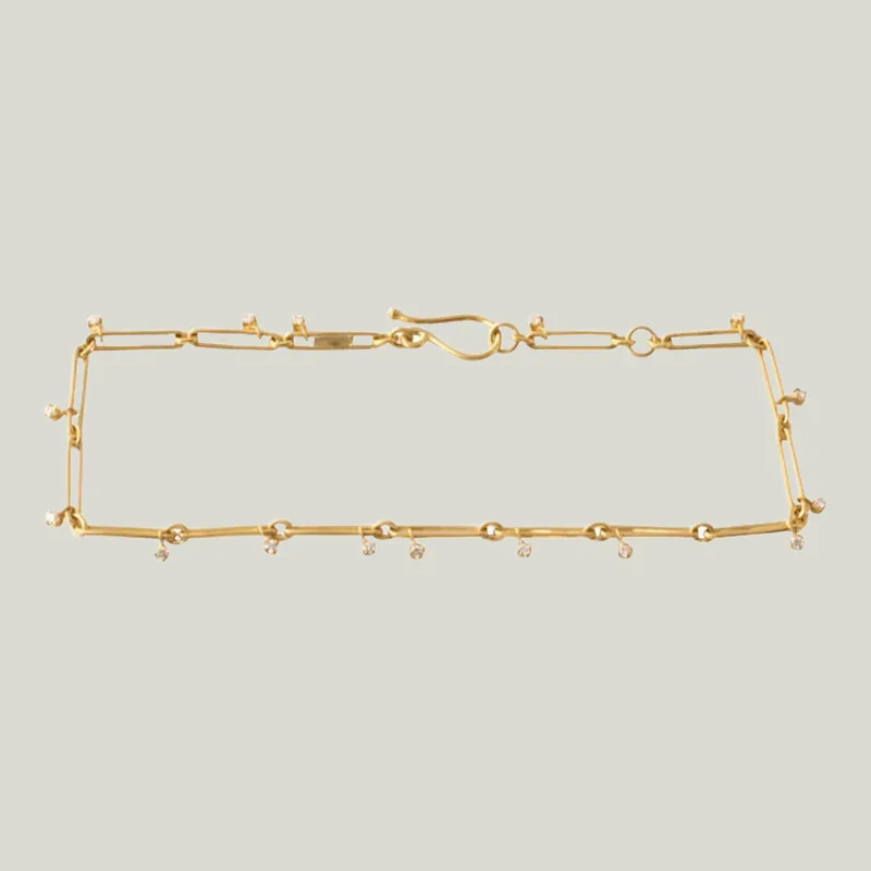 Diamond “String of Lights” Bracelet - Kothari (Leased)