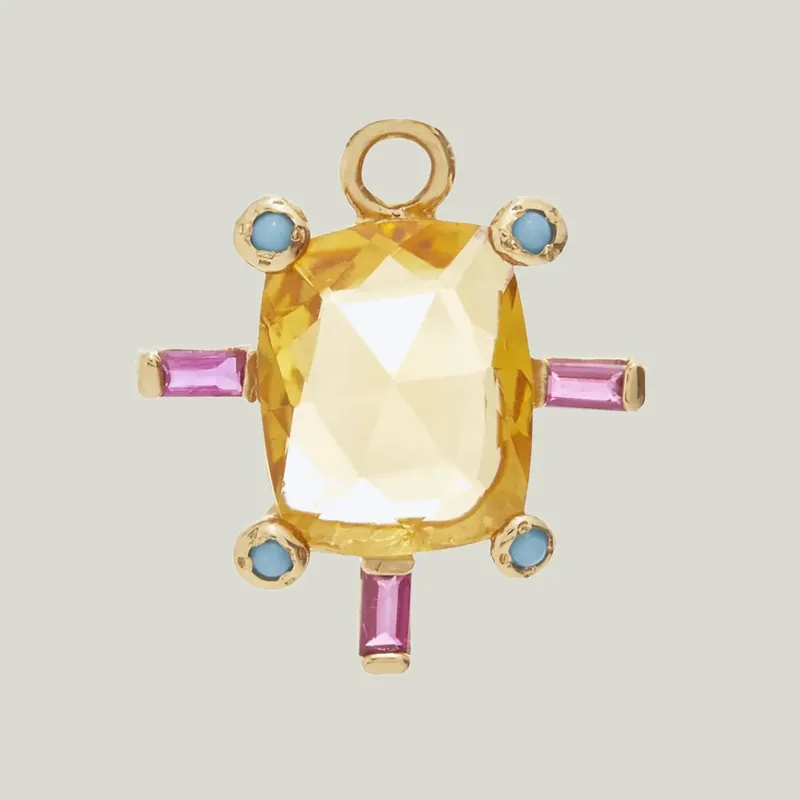 Juno Charm with Citrine - Scosha (Consigned)