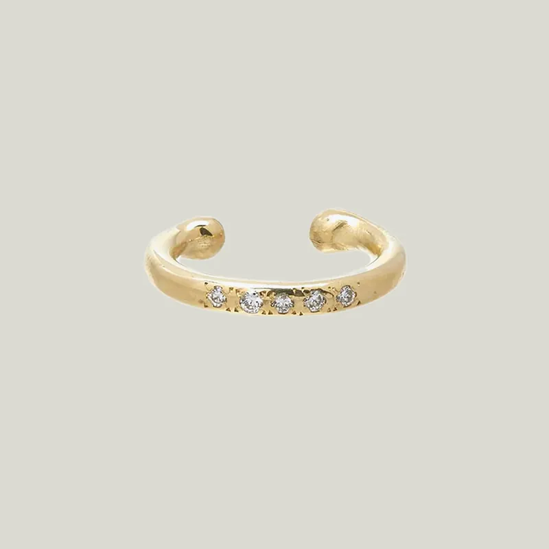 Diamond Ear Cuff - Scosha (Consigned)