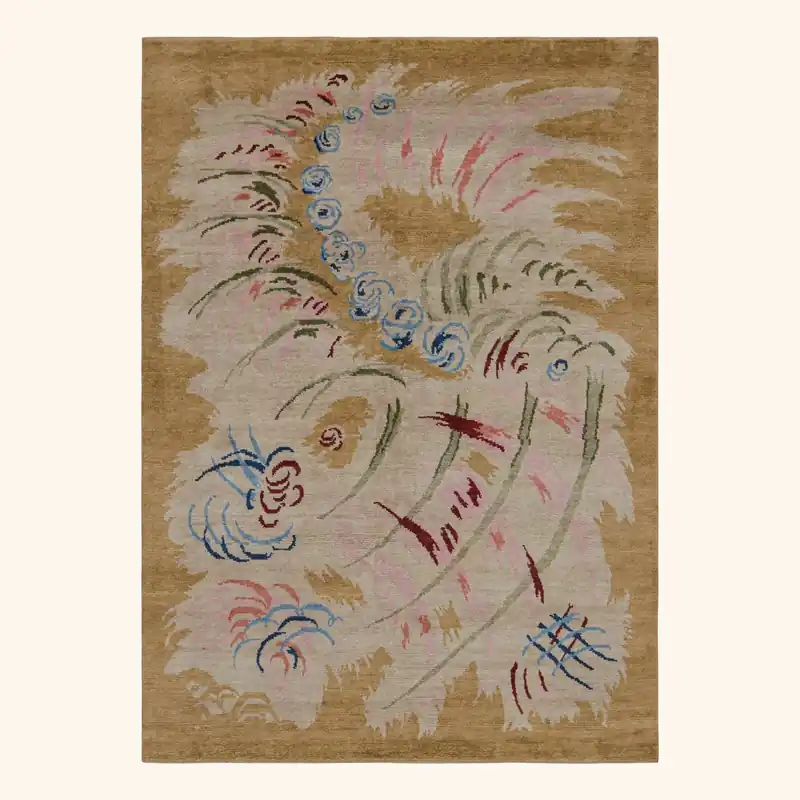 Multi Traditional Wool Rug - 6'9" x 9'6"