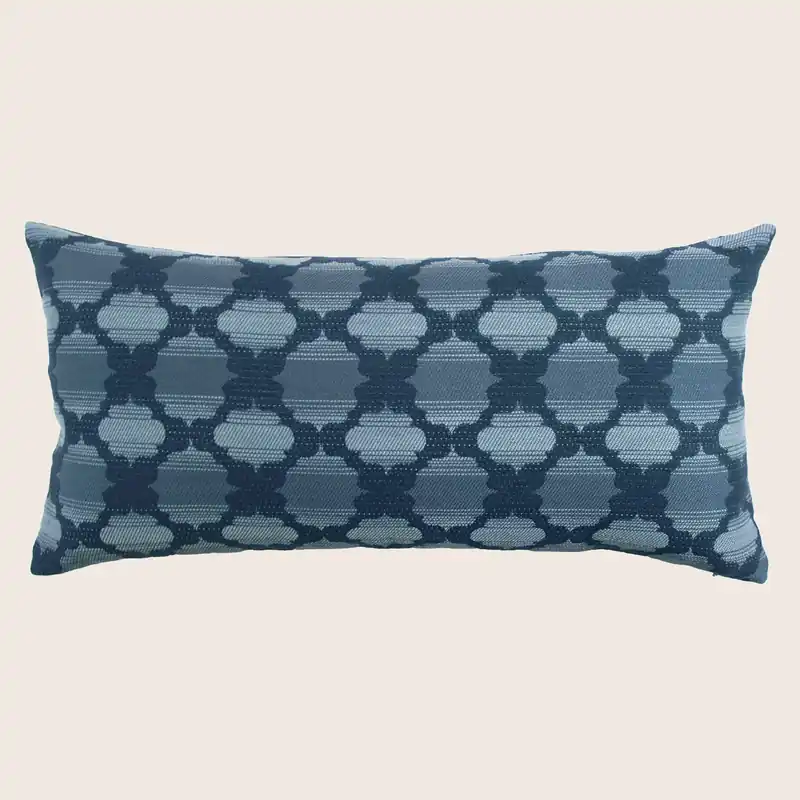 Alhambra Indoor/Outdoor Performance Pillow, Navy - Kevin O'Brien (Drop Ship)