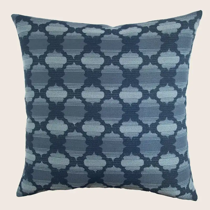Alhambra Indoor/Outdoor Performance Pillow, Navy - Kevin O'Brien (Drop Ship)