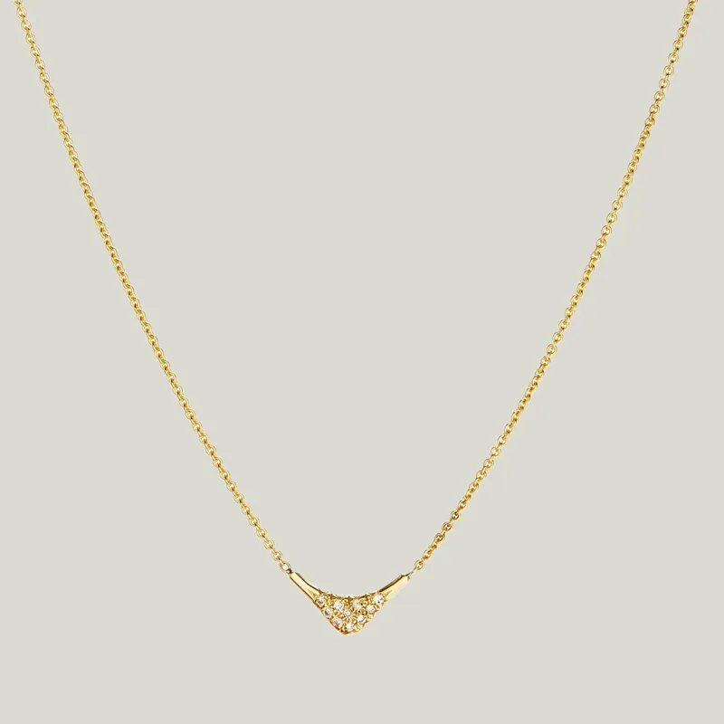 Pave Wave Necklace - Diana Mitchell (Consigned)