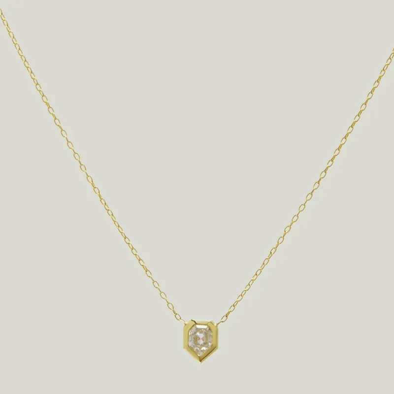 Heptagon Diamond Necklace - Diana Mitchell (Consigned)