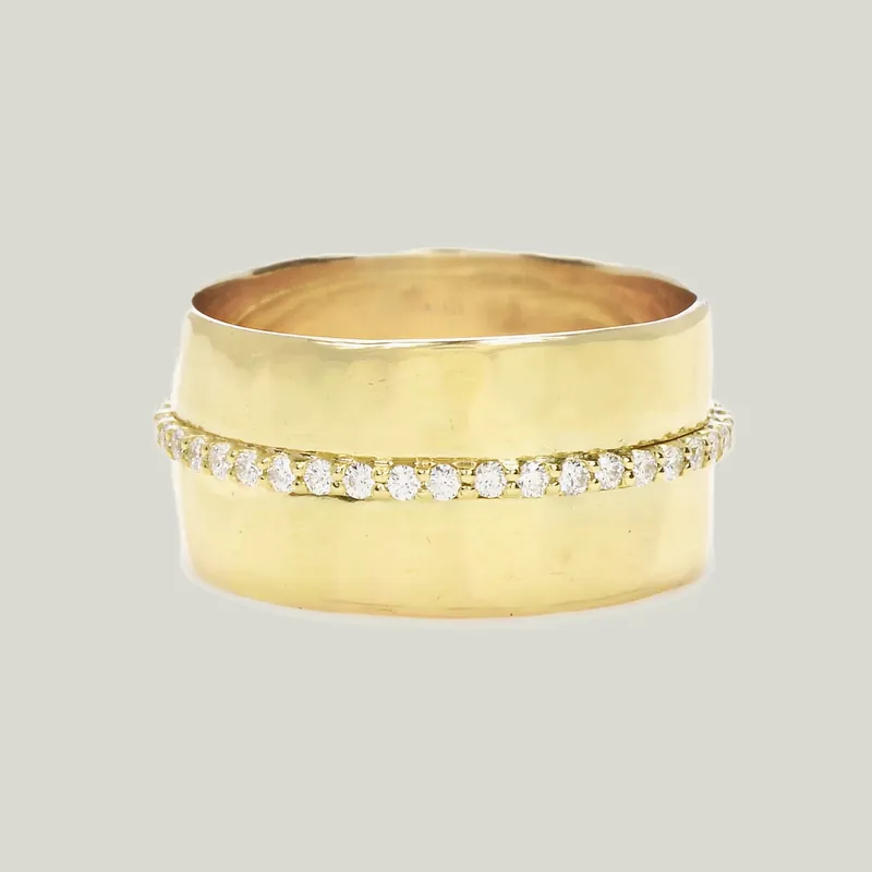 Wide Hammered Eternity - Diana Mitchell (Consigned)