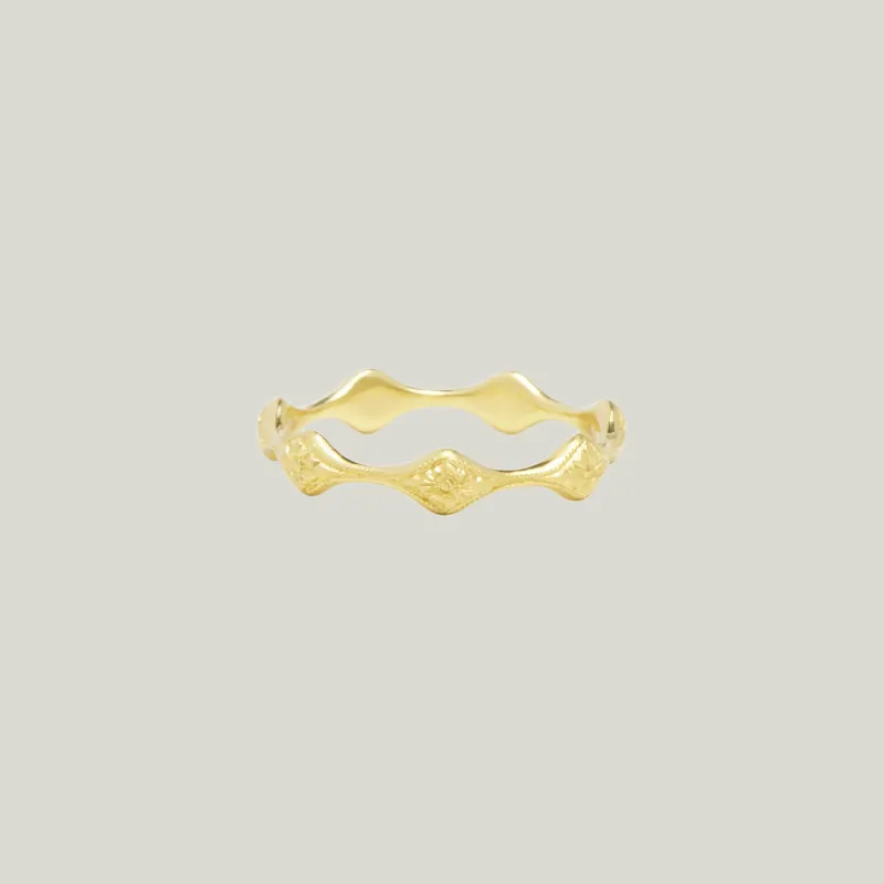 Engraved Bead Band - Diana Mitchell (Consigned)