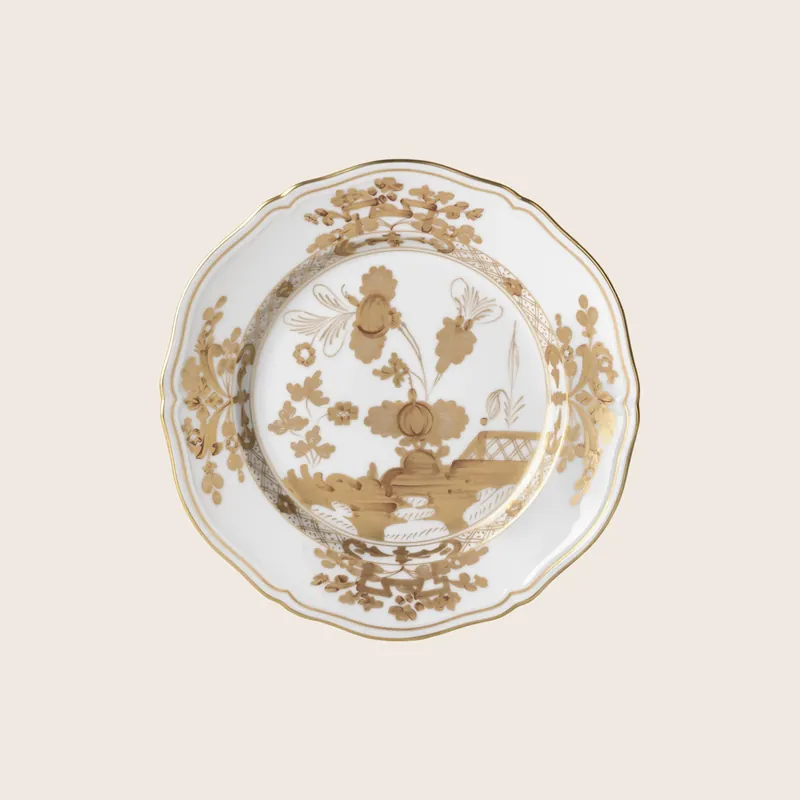Oriente Gold Dinner Plate - Ginori 1735