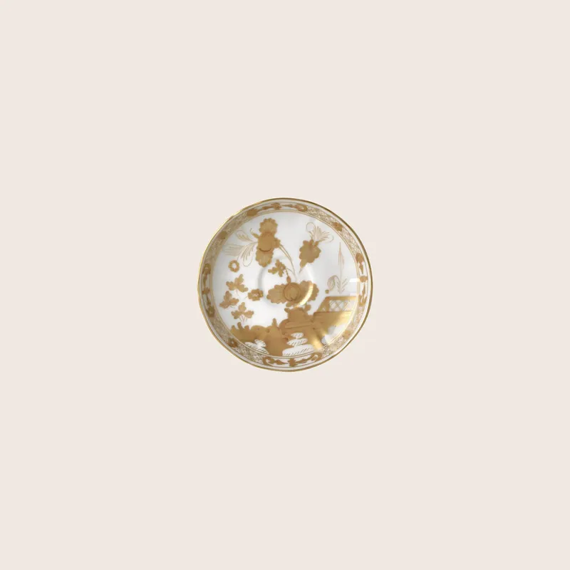 Oriente Gold Espresso Saucer - Ginori 1735