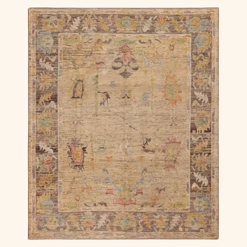 Zameen Mid Century Modern Rug - 8'4" x 9'10"
