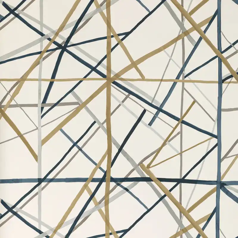 Modern Geometric Wallpaper, 11 yard roll - Kravet