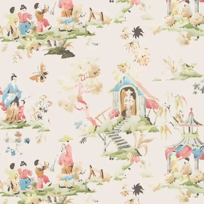 Summer Palace Wallpaper, 8.76 yard roll - Kravet