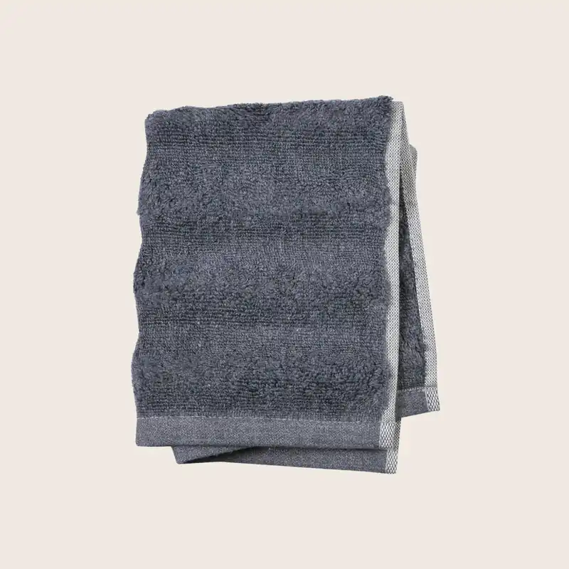 Ash Ribbed Washcloth - Denis Trading dba Hamam (Leased)