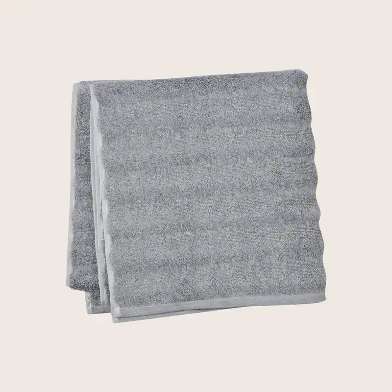 Ash Ribbed Bath Towel - Denis Trading dba Hamam (Leased)