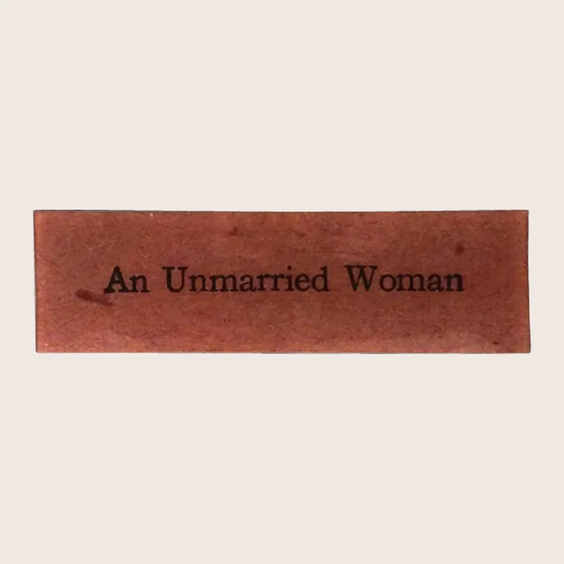 An Unmarried Woman Rectangular Tray - John Derian