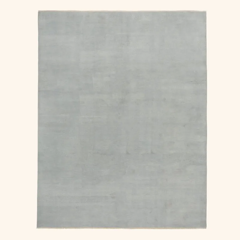 Blue Solid Indo Savannah Rug - 8' x 10'1"