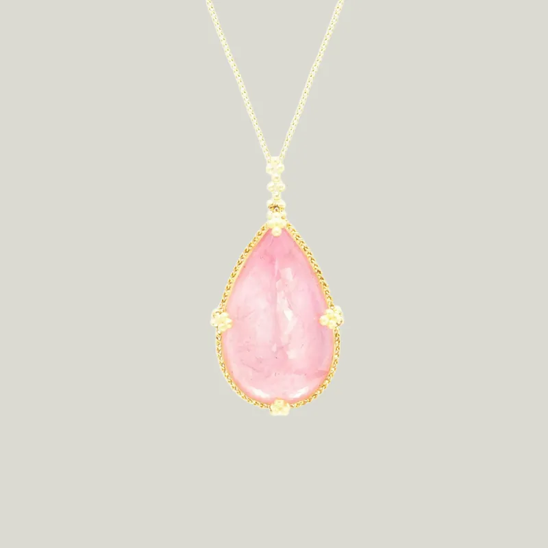 Morganite 18k One-of-a-Kind Necklace