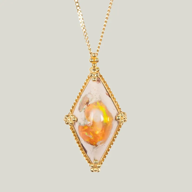 Mexican Opal One-of-a-Kind Necklace