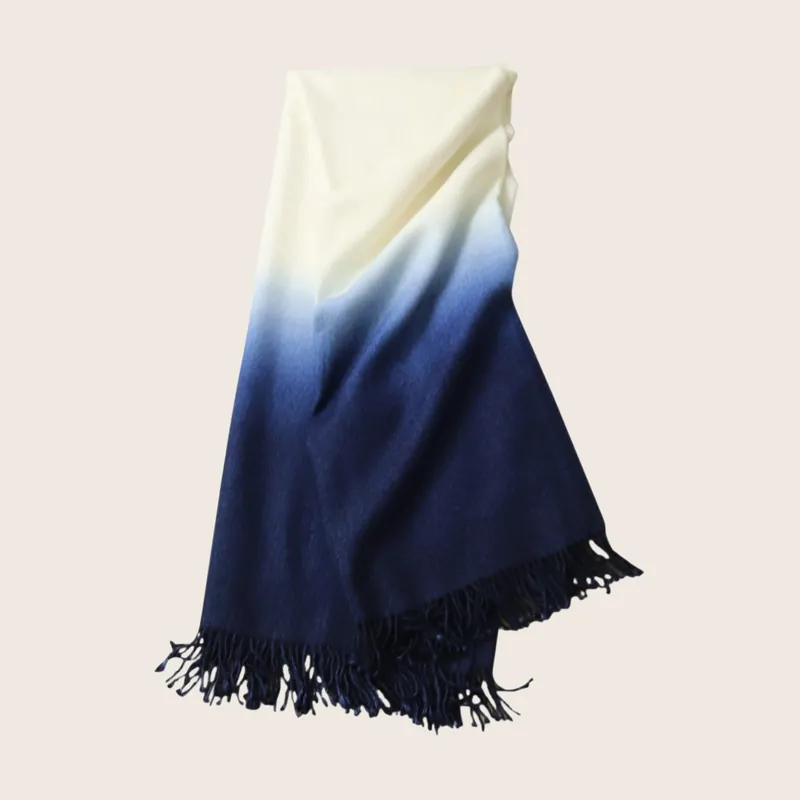 Dip Dyed Alpaca Throw - Johanna Howard Home