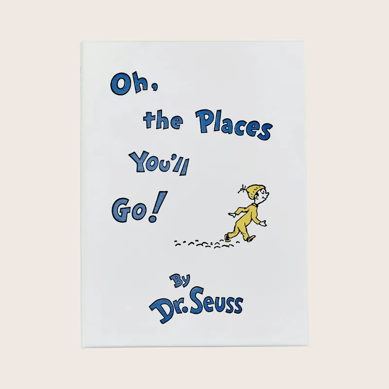 Oh The Places You'll Go! Leather Bound Book - Graphic Image