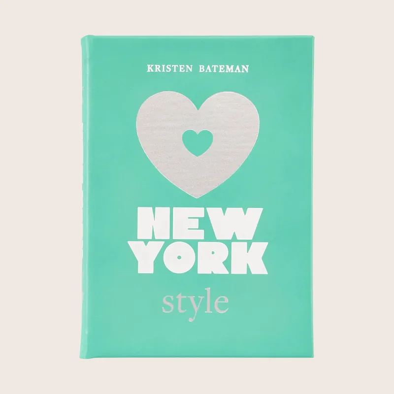 Little Book of New York Style Leather Bound Book - Graphic Image