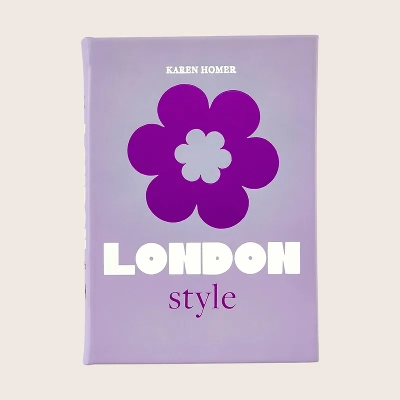 Little Book of London Style Leather Bound Book - Graphic Image