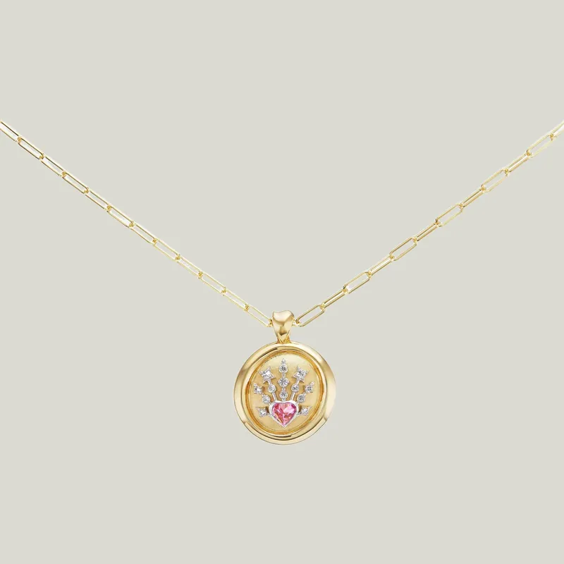 Impeccable Words Love Signet Pendant - AnaKatarina Design (Consigned)