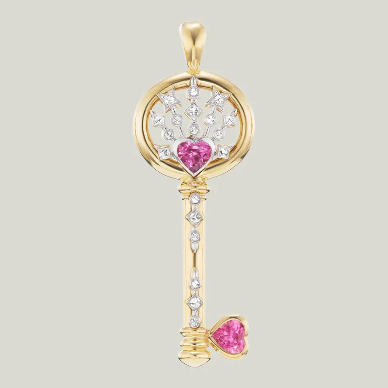 Impeccable Words Love Key Pendant - AnaKatarina Design (Consigned)