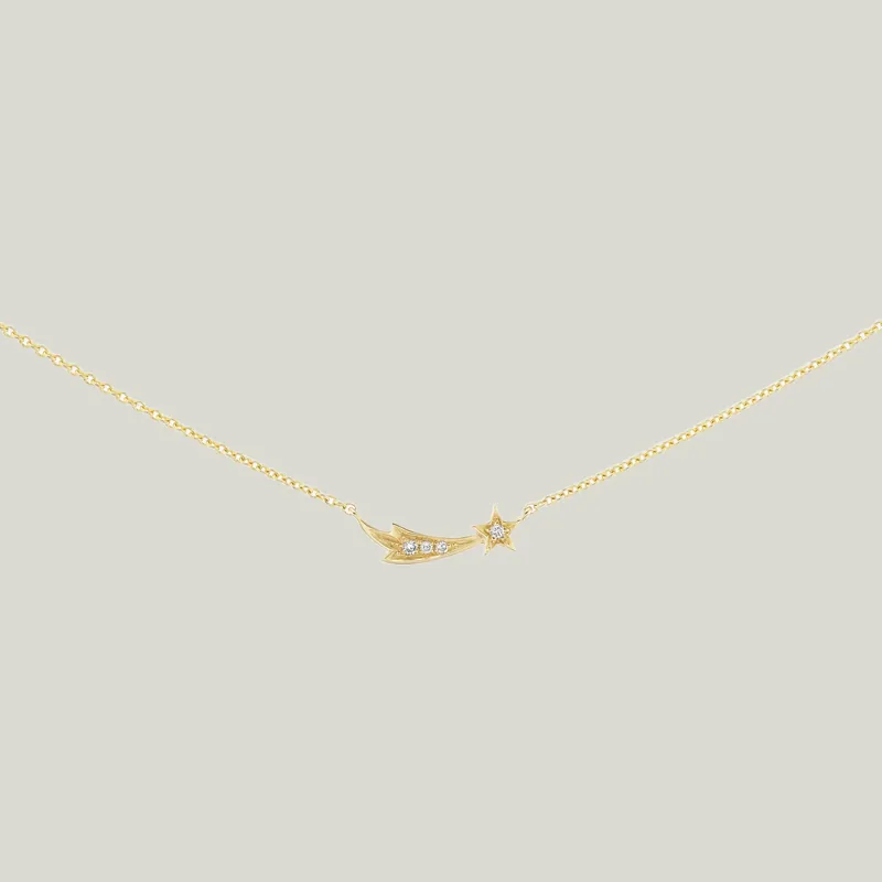 4 Elements Shooting Star Charm Necklace - AnaKatarina Design (Consigned)