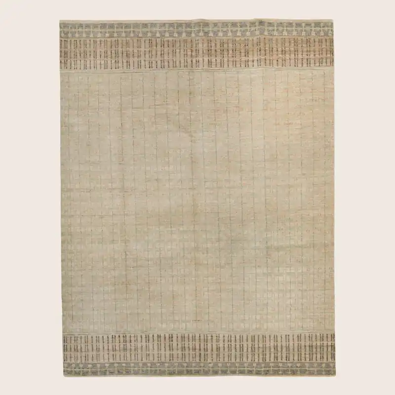 Sage Contemporary Silk Rug - 8' x 10'