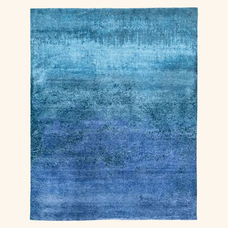 Darya Rug, Blue - Kapoor Carpets - Tissage