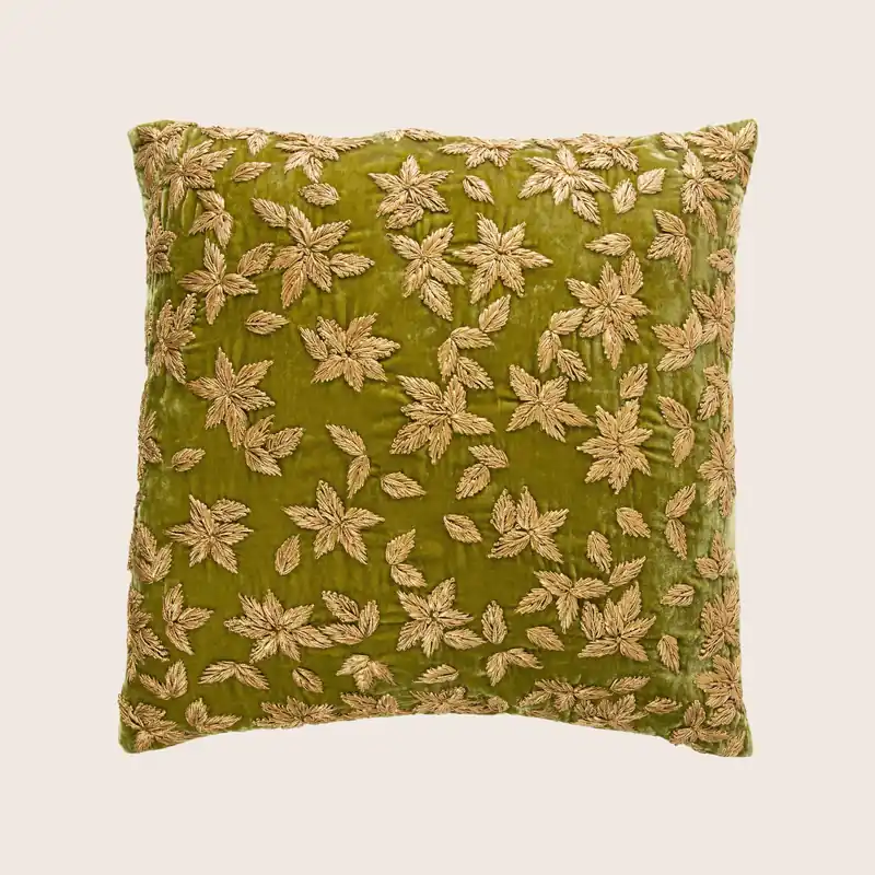 Enny Scattered Leaves Pillow - Anke Drechsel