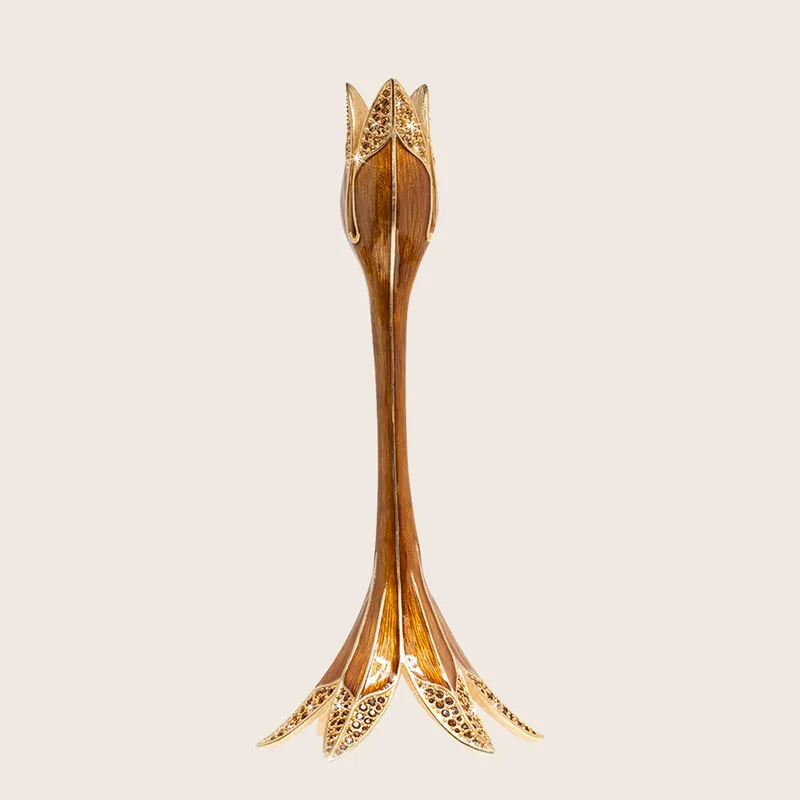 Abraham Tulip Candlestick Holder - Jay Strongwater (Drop Ship)