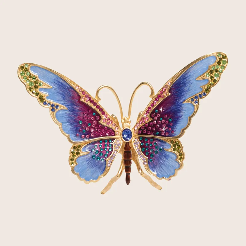Puccini Butterfly Figurine - Jay Strongwater (Drop Ship)