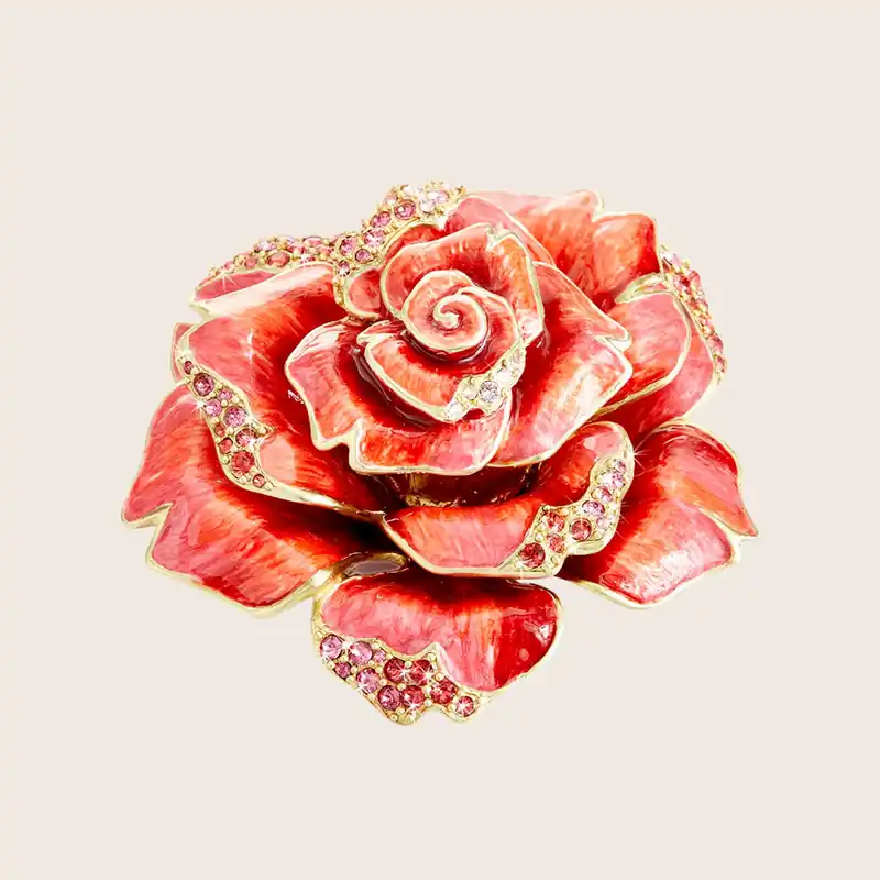Rosie Rose Table Object - Jay Strongwater (Drop Ship)