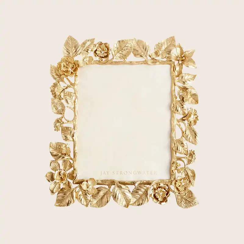 Aria Dutch Floral Frame, 8"x 10" - Jay Strongwater (Drop Ship)