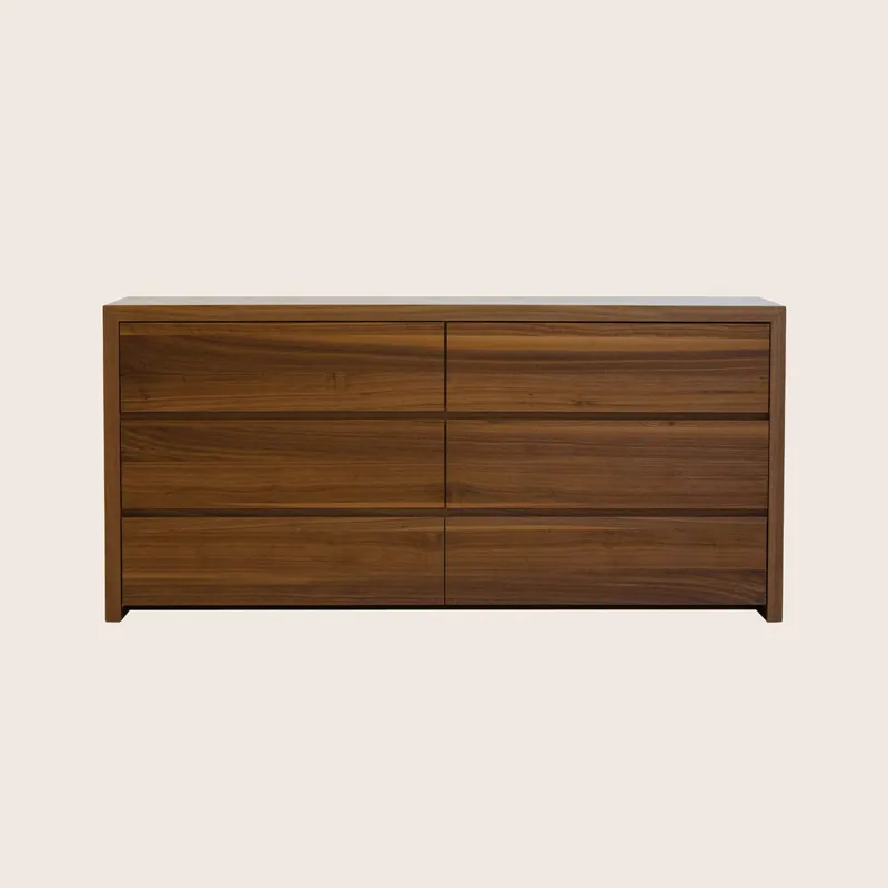 Stowe Walnut Dresser - Mobital