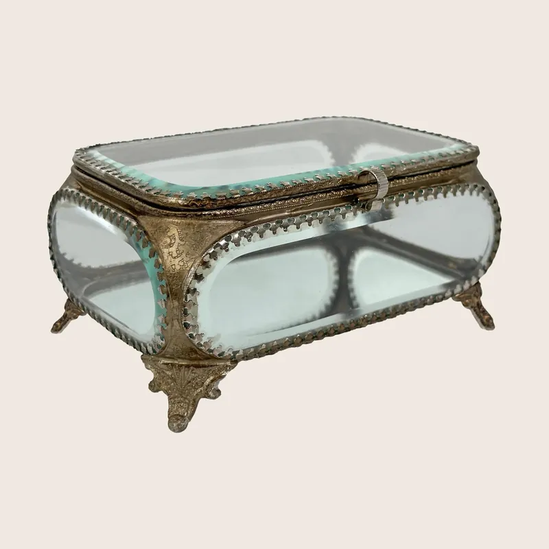 Rectangular Glass Jewel Box - Shishi