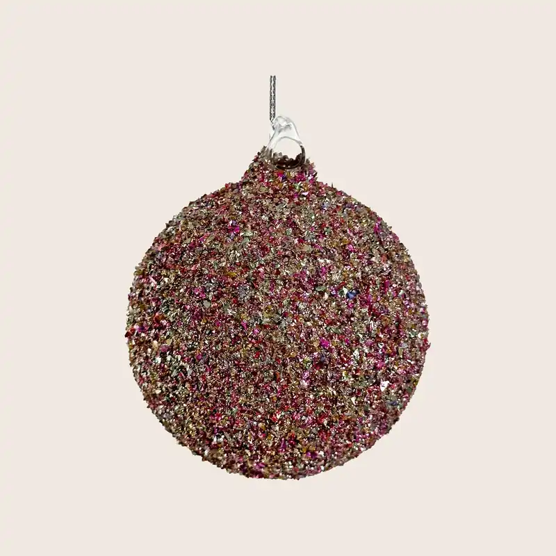 Glitter Glass Ball Ornament - Shishi