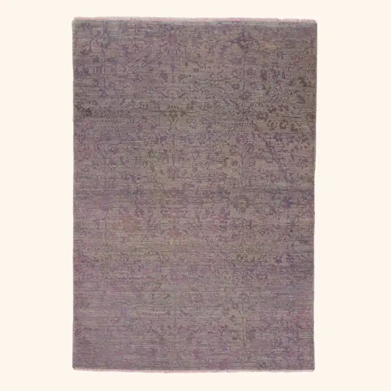 Blue Samsara Wool Rug - 3'10" x 5'8"