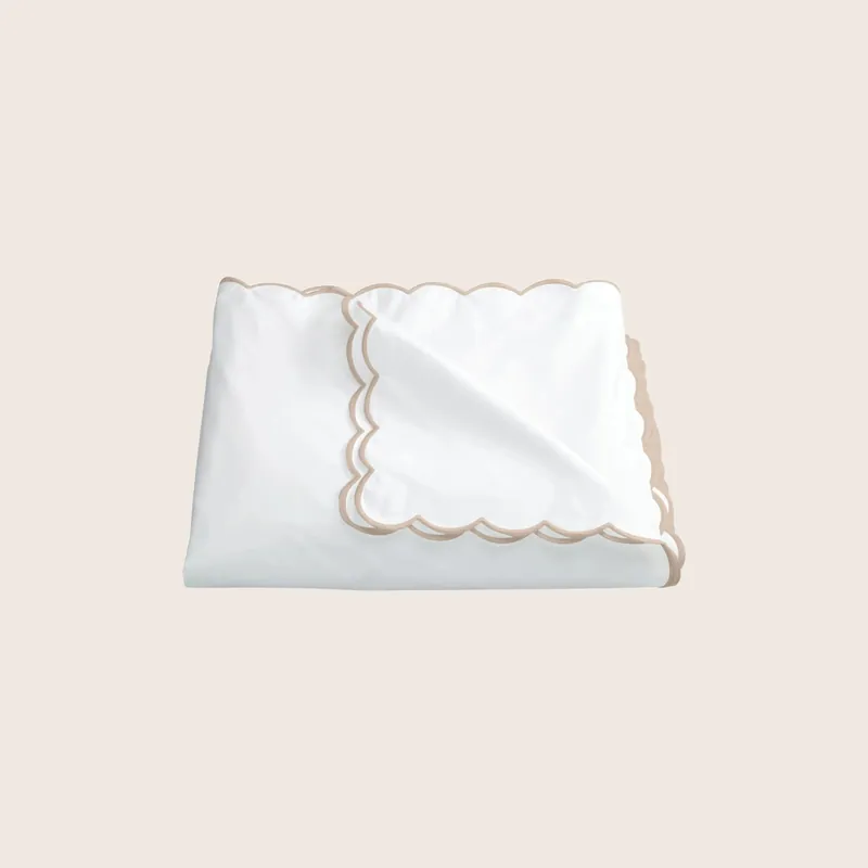 Dakota Percale Duvet Cover - Matouk (Consigned)