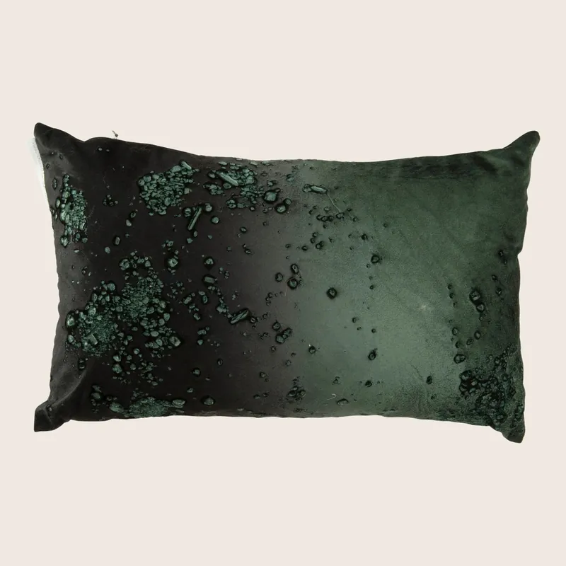 Mineral Ombre Kohl Cinder Lumbar Pillow - Aviva Stanoff