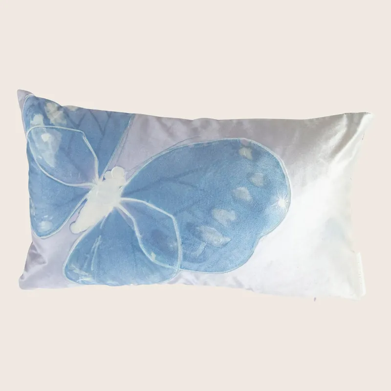 Monarch Ombre Amethyst Ivoire Lumbar Pillow - Aviva Stanoff