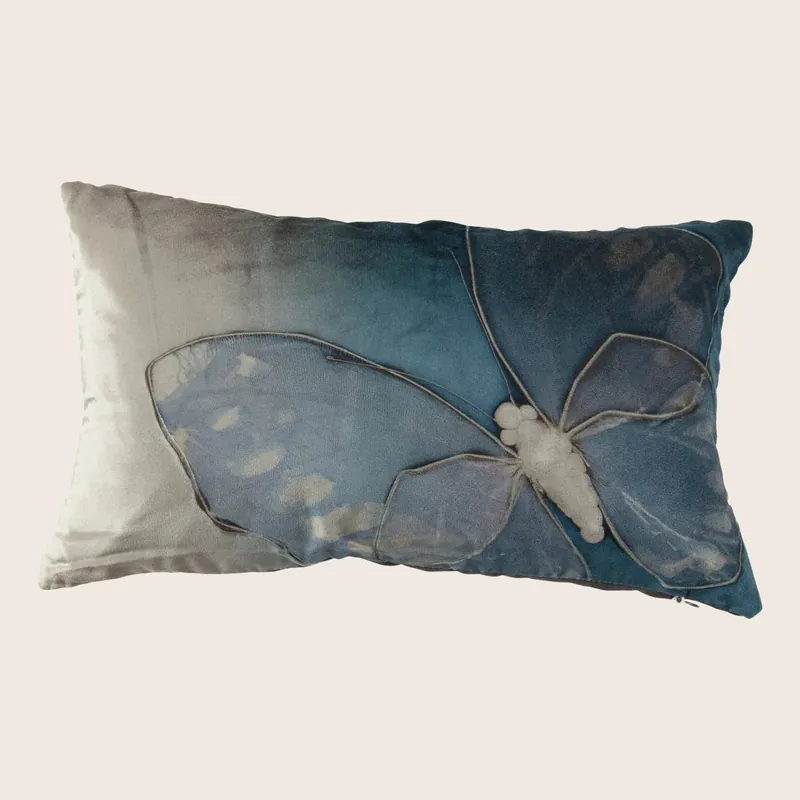 Monarch Ombre Twilight Cobble Lumbar Pillow - Aviva Stanoff