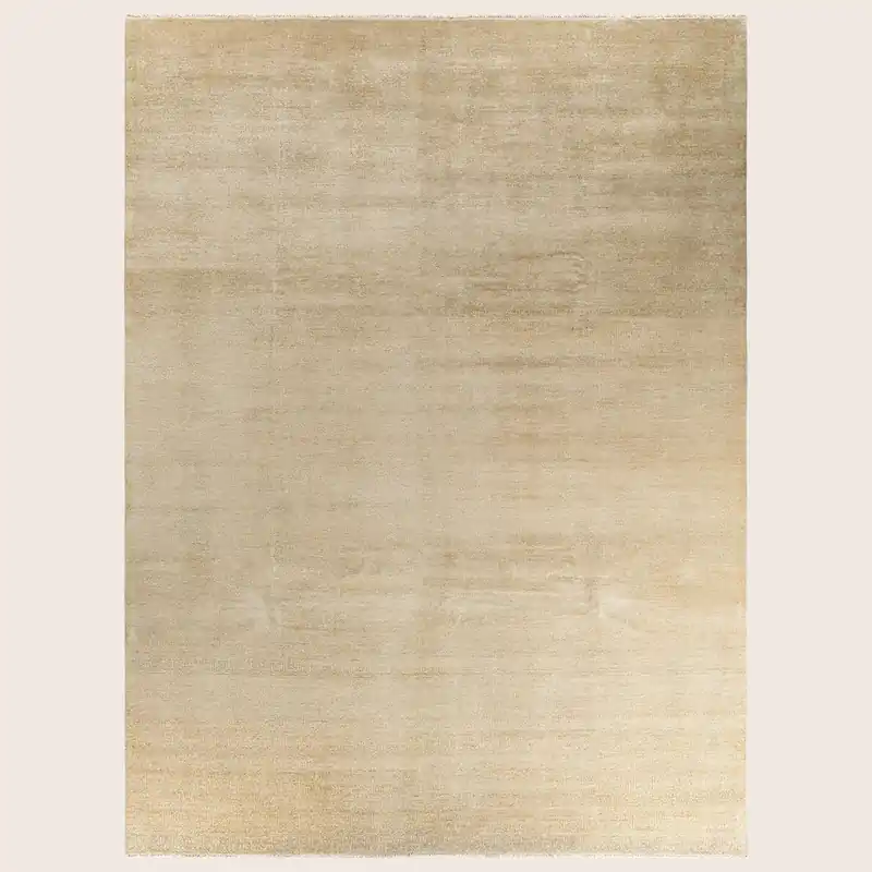 Sand Solid Wool Rug - 9'1" x 12'2" M5984-18