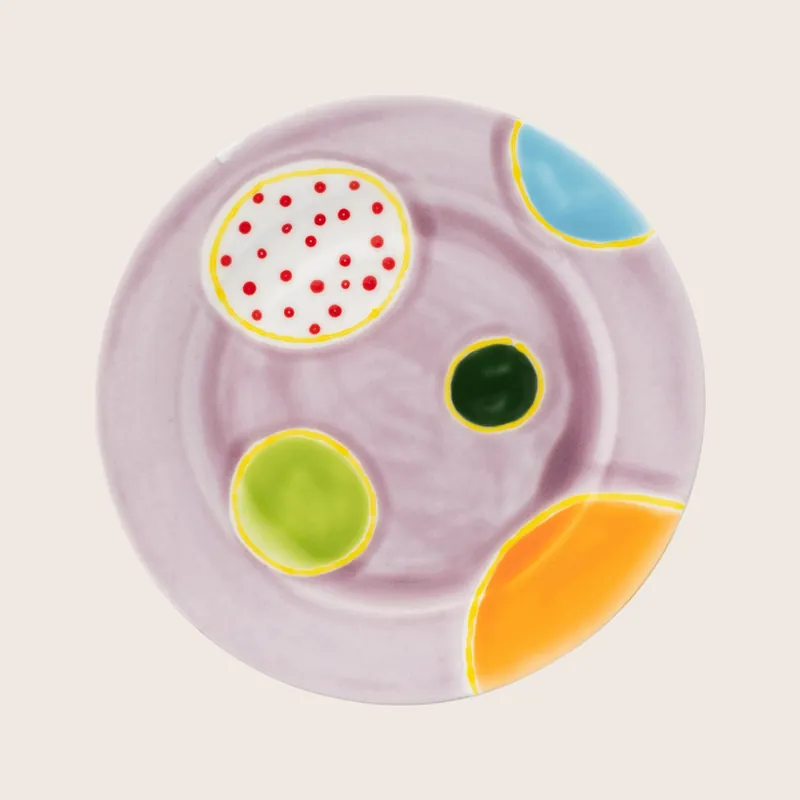 Impressions Purple Dessert Plate - Coralla Maiuri