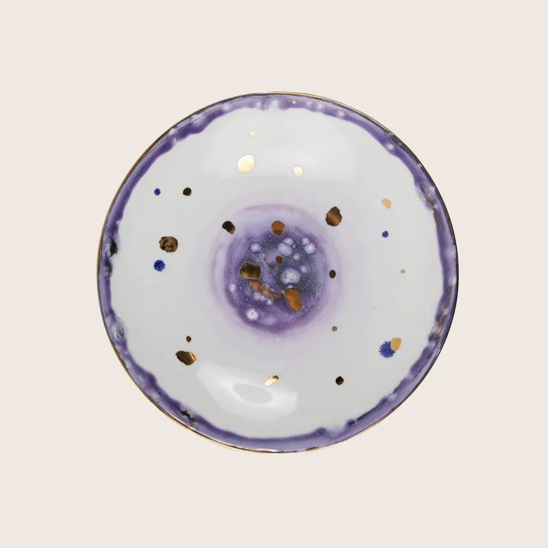 Night Sky Soup Coupe Plate - Coralla Maiuri