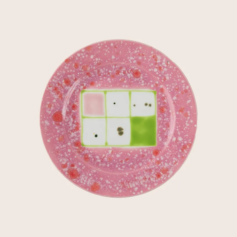 Impressions Pink Dessert Plate - Coralla Maiuri