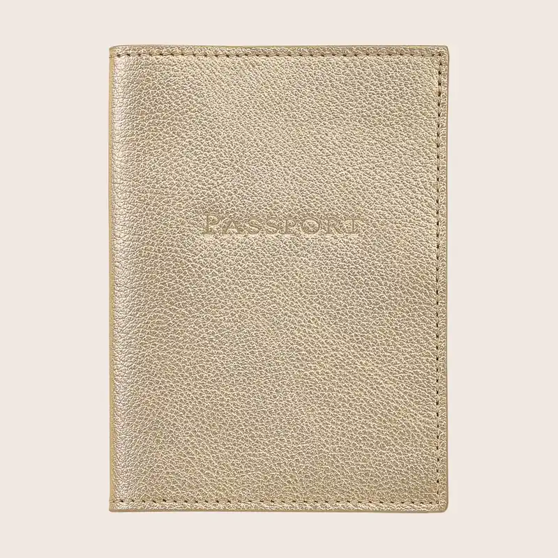 Leather Passport Holder - Graphic Image