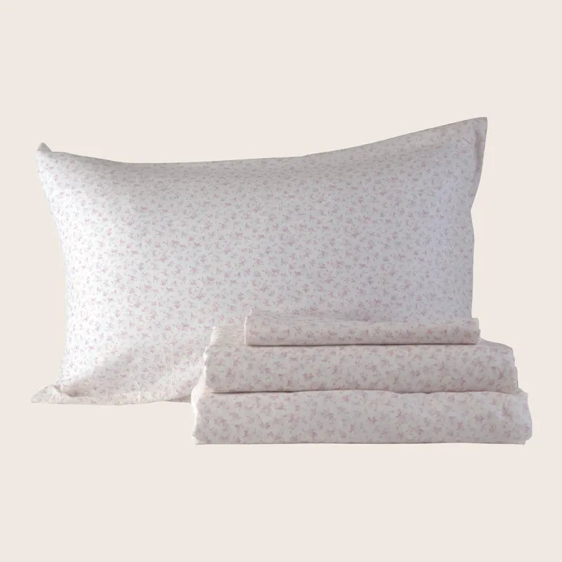 Blossom Floral Voile Sheetset - Tessitura Toscana Telerie